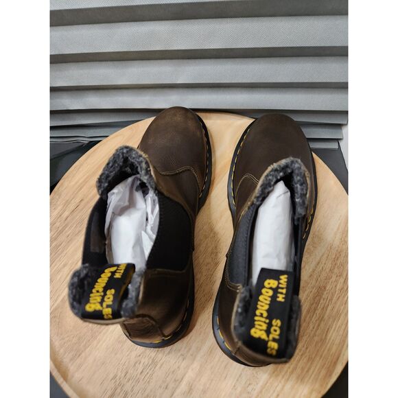 Dr. Martens Chelsea Boots 2976 – DMS Olive Grizzly, Men’s Size 13, AirWair - Picture 11 of 12